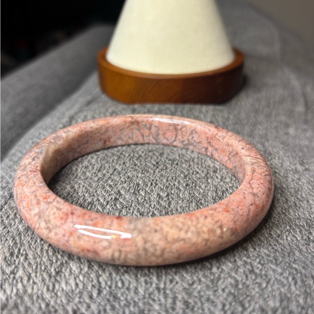 Flower Agate Bangle - image 1